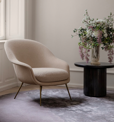 Bat Lounge Chair by GamFratesi for Gubi 